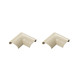 Mini PVC Raceway External Clip, Almond, 2-Pack - US/FLEB3015M-2PK Mini PVC Raceway External Clip, Almond, 2-Pack - US/FLEB3015M-2PK
